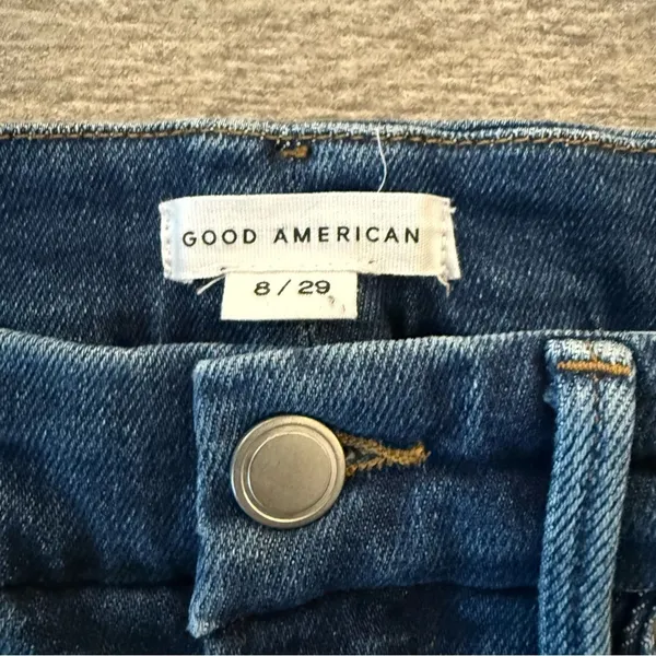 Good American Dark Blue Ankle Jeans 8/29 - Image 3