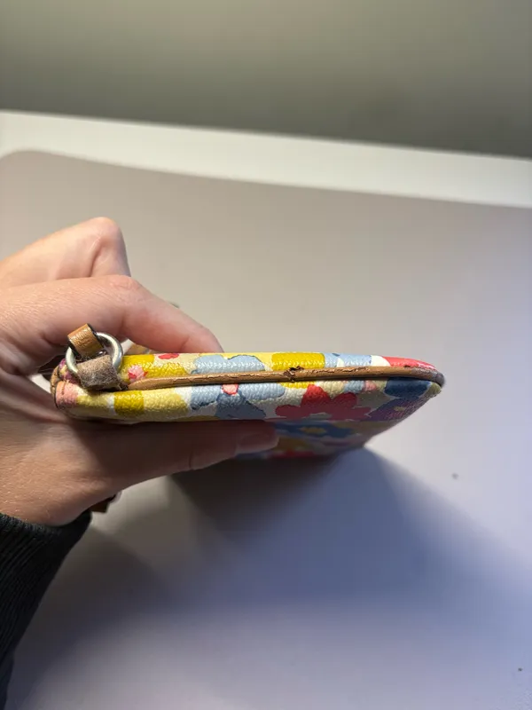Colorful Vintage Coach Wristlet - Image 9