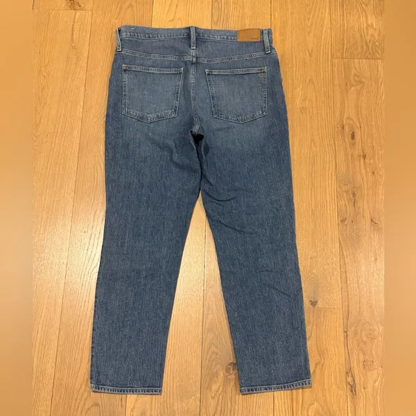 🍁 Madewell The Perfect Vintage Jean in Blue, Size 31, Straight Leg, High Waist - Image 9