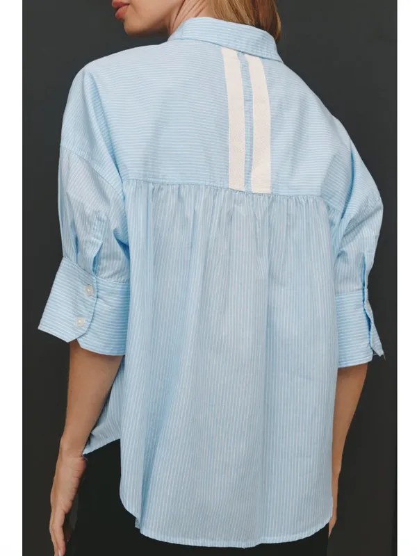 Anthropologie Maeve Mabel Pocket Buttondown Shirt - Image 2