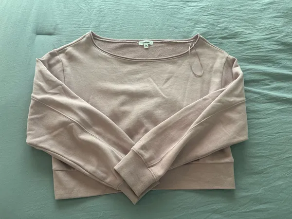 Garage Cropped Off-The-Shoulder Top - Image 3