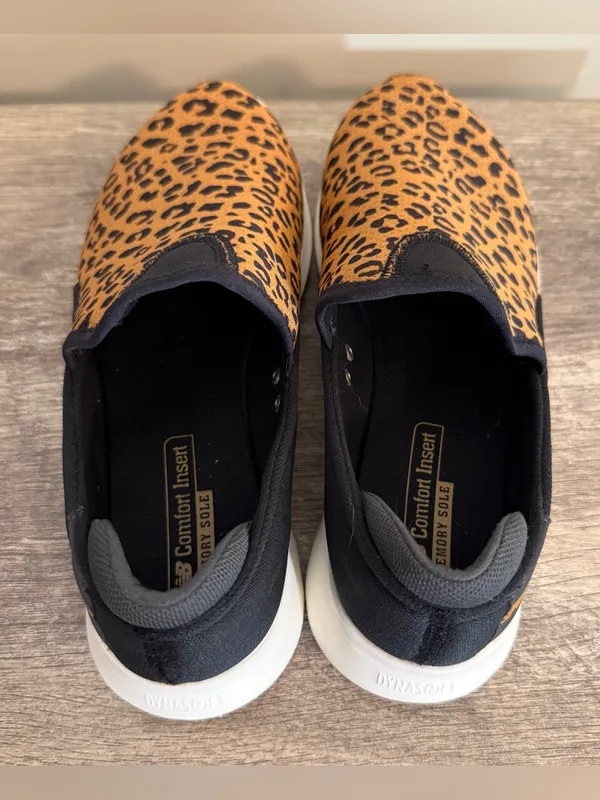 New Balance Dynasoft Slip On Cheetah Print Sneakers Women’s Size 7.5 Lightweight - Image 5