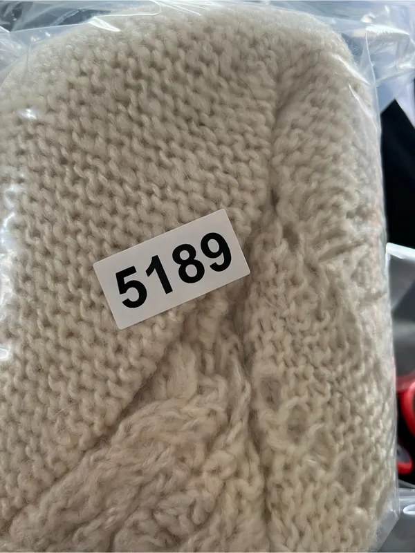 J Crew Cream Chunky Knit Alpaca Wool Blend Cable Knit Sweater Medium Oversized - Image 7