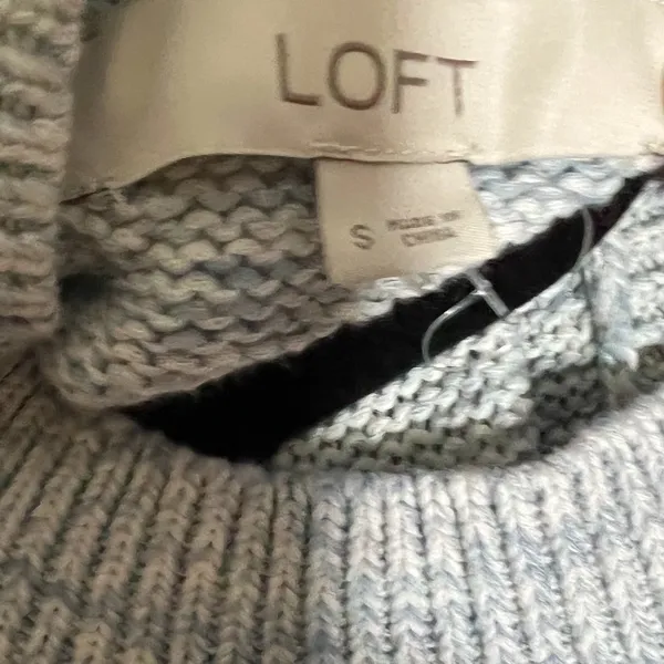 Loft Gray Knit Sleeveless Sweater / Top‎ Fall Classic size Small New without tags - Image 4