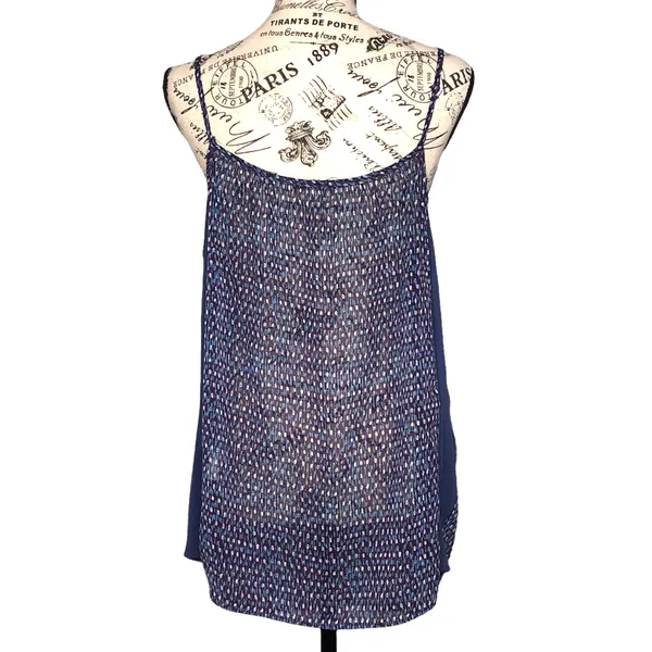 Collective Concepts (L) Mixed Material Media Semi-Sheer Top Tank - Stitch Fix - Image 3