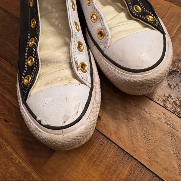 CONVERSE High-Top Sneakers with Gold‎ Eyelets - Image 4