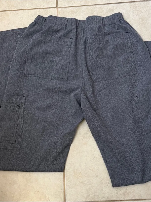 Koi Basic Scrub Pants Gray Size undefined - Image 2