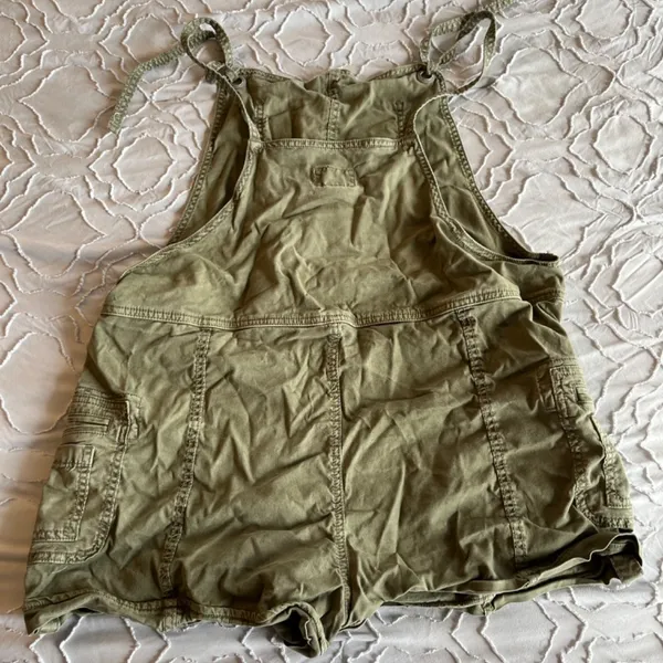 NWOT American Eagle Railroad Baggy Overall Shorts - Image 7
