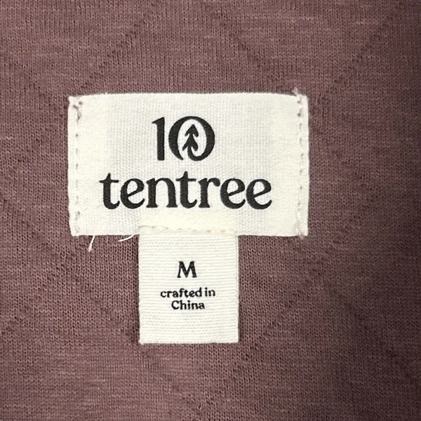 Tentree Jacket Womens Medium Zip Quilted Crop Outdoors Pockets Organic Cotton - Image 6