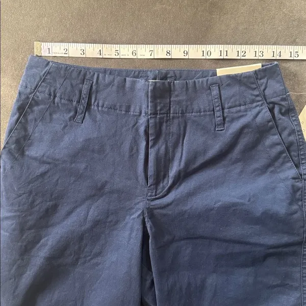 Women’s Navy Blue Straight Leg High Rise Office Casual Pants a new day 4R NEW - Image 8