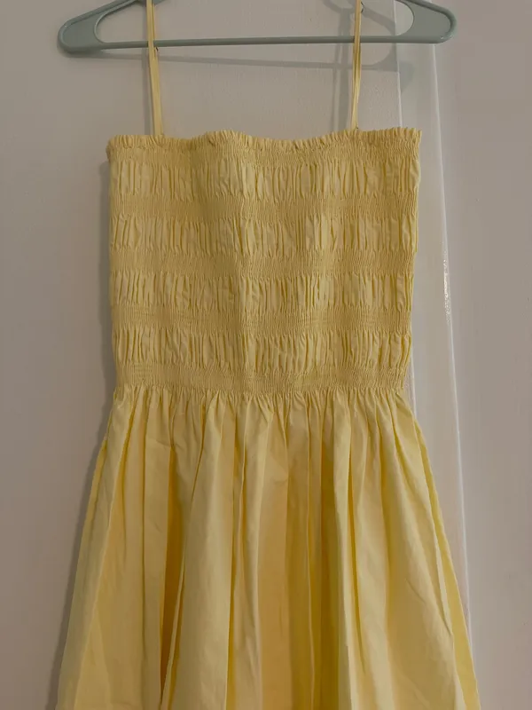 Georgie Midi Dress Yellow Size XS - Image 2