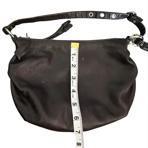 Coach Vintage Black/Brown Leather Mini Shoulder Bag - Image 14