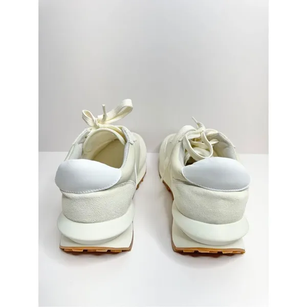 J/Slides Sneakers Size 6 Cream Leather Lifestyle Athletic and Training Shoes NEW - Image 9