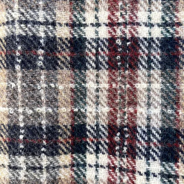 Vintage Brown Wool Plaid Pencil Skirt Madison 14 - Image 2