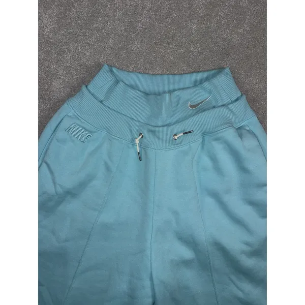 Nike Sportswear Women Blue Icon Clash Easy Fleece‎ Jogger Pant Small - Image 3