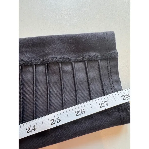 Alo Moto Leggings Women S Black Stretch Moto Ribbed Panels Athleisure Minimalist - Image 9
