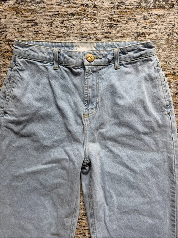 One Teaspoon Light Wash wide Leg Jeans - Image 2