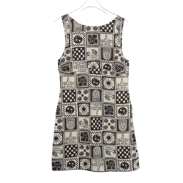 Urban Outfitters Charlotte Linen Mermaid Print Shift Dress XS NWT Nautical Mini - Image 4