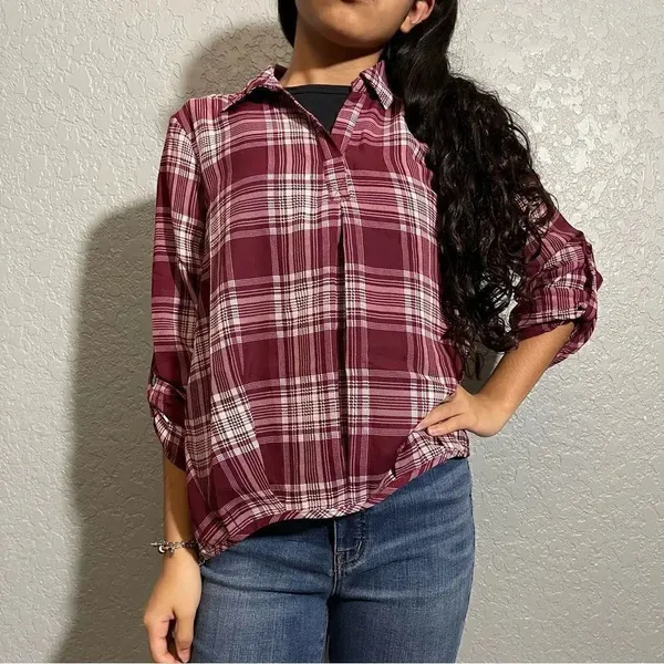 Plaid Top Red - Image 12
