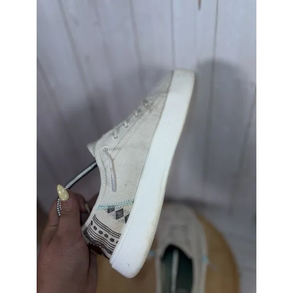 Hey Dude Women's Cody Crafted Mix sneaker in Baja Cream 6 - Image 6