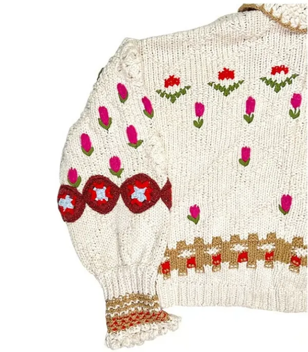 Free People Slouchy Oversized Rosebud Cardigan Size XS - Image 3