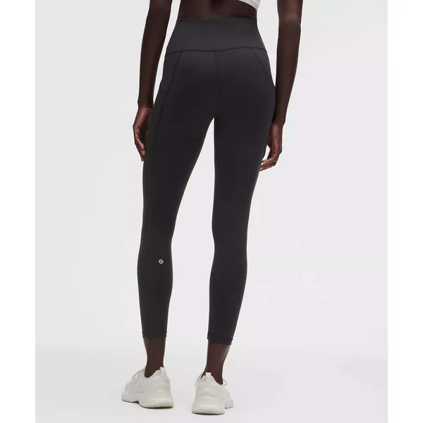 Lululemon Wunder Train High-Rise Tight with Pockets 25" Black Size 10 - Image 4