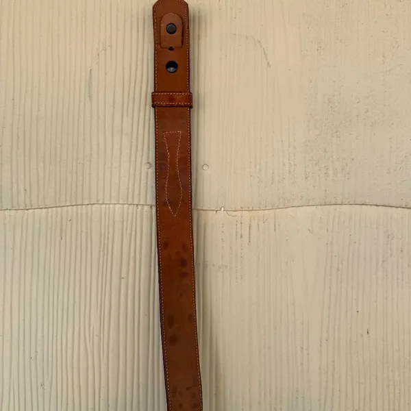 Texas Ranger by Tex Tan Tooled Cowhide Belt - Image 5