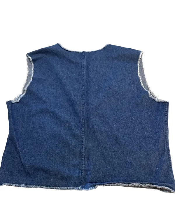 Tribe Kelley Denim Crop Top - Image 2