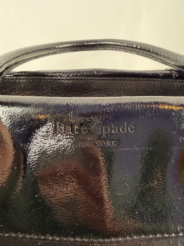 Kate Spade Patent Leather Top-Handle Bag‎ in Black - Image 2