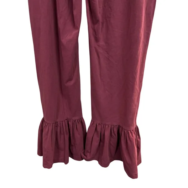 Matilda Jane Dacia Big Ruffle Pants Mauve/Plum Small - Image 6