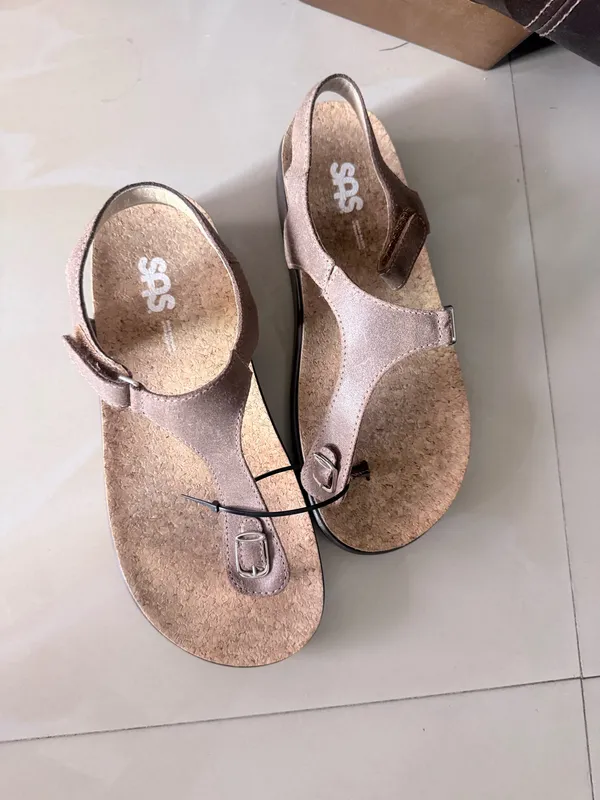 SAS Sportswear Tripad Comfort Thong Sandals Slides Brown Women’s Flip Flops US - Image 3