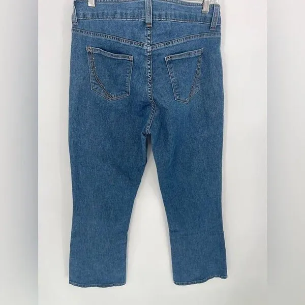 Riders Lee mid rise bootcut blue jeans size 8‎ petite - Image 2