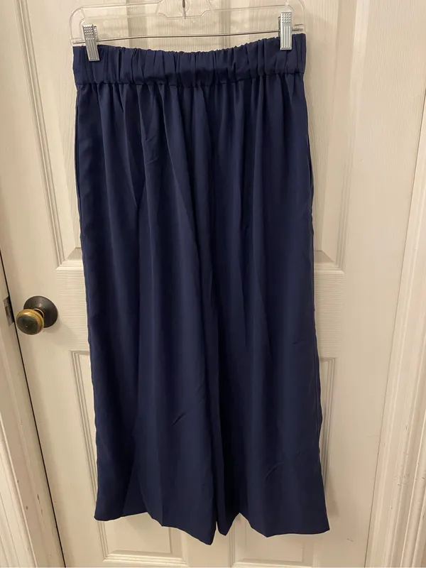 Madewell Dark Navy Wide-Leg Pants - Image 4