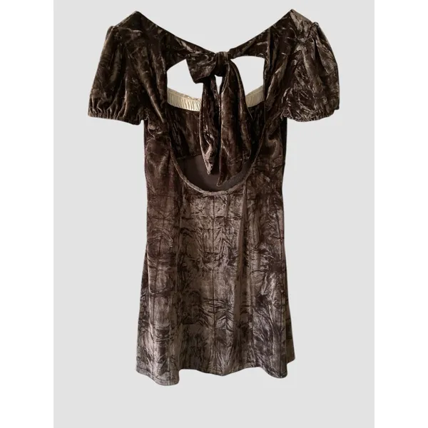 Kimchi Blue Jill Velvet Mini Dress New Cottagecore Urban Outfitters Medium - Image 8
