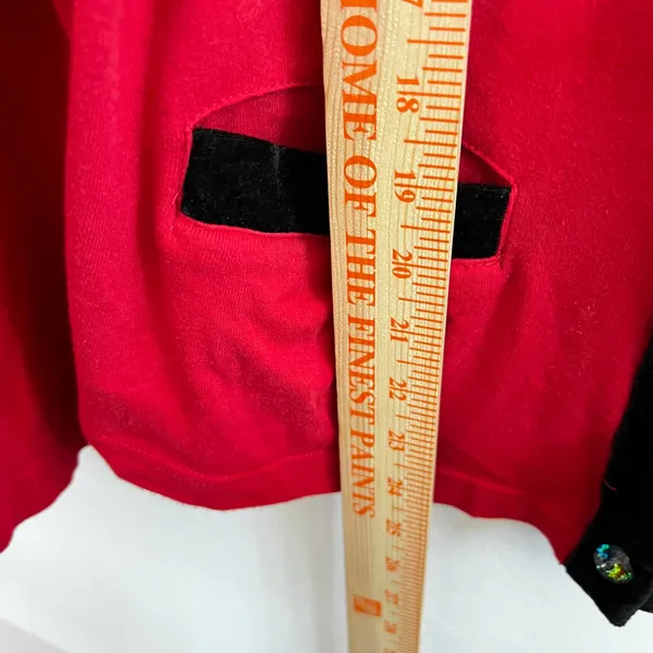 Good Fortune Red Cardigan Y2K 2000s Vampire Romantic Layering XL‎ - Image 5