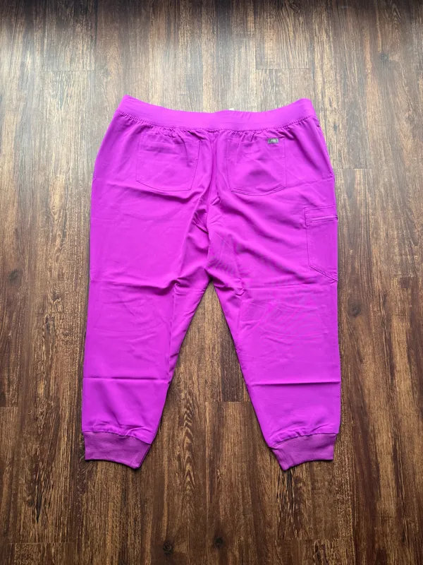 FIGS NWT Women’s Purple Jolt Zamora Jogger Scrub Pants - Size 4XL Petite - Image 2