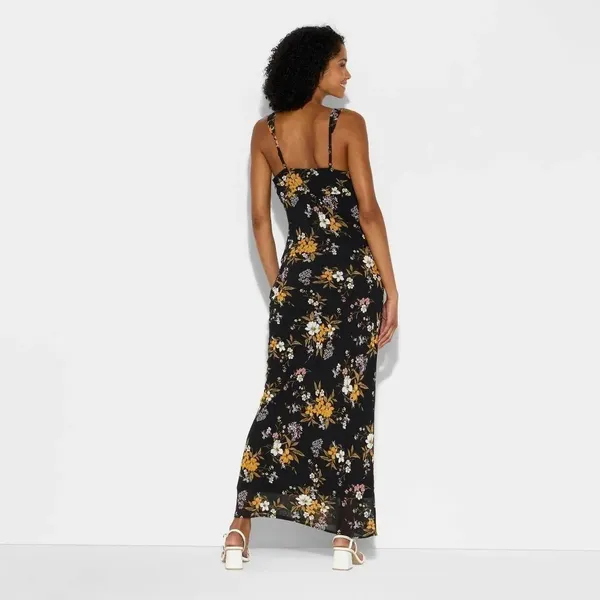 ✨Wild Fable Women Lace Trim Maxi Empire Waist Sz Large Dress✨ - Image 3