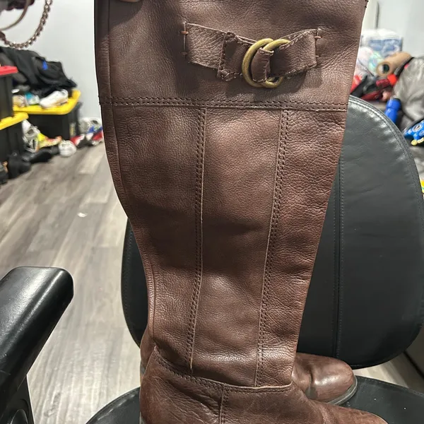 Nine West Brown Heeled Boots - Image 2