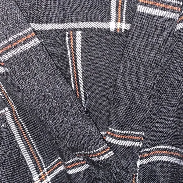 A New Day 3/4 Sleeve Checkered Shirt Dress - Image 4