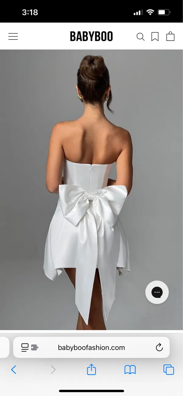 Babyboo Mini Dress White - Image 2