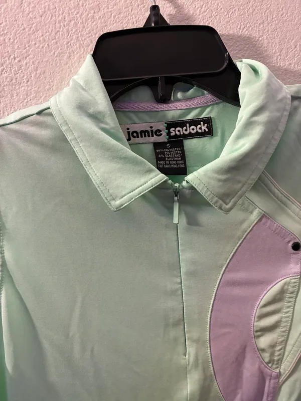 Jamie Sadock Women's Sleeveless Half Zip Pullover Golf Polo Shirt S - Image 5