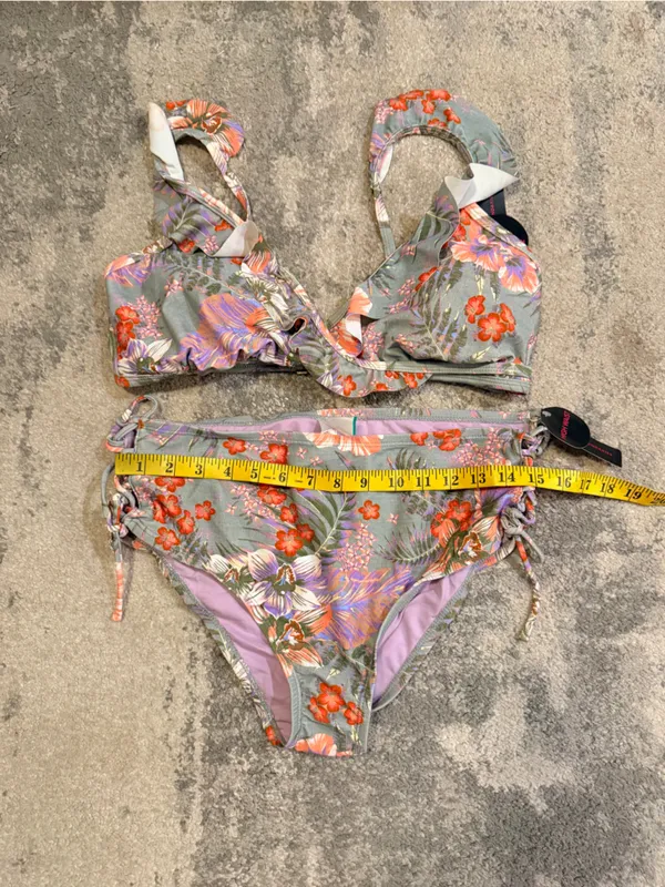 No Boundaries Floral 2 Piece Bikini - Image 2