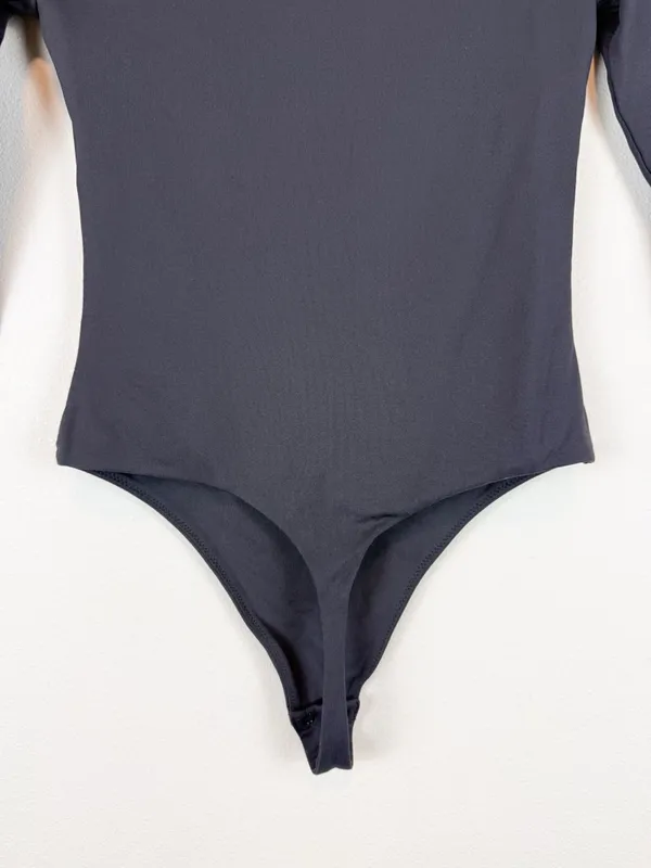 Aritzia Contour Ohara Bodysuit Black Boat Neck Size Small - Image 8
