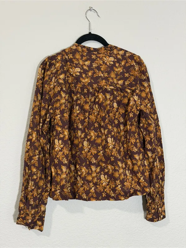 DôEn Women'S Norma Cotton Voile Floral Blouse In Fern Grove Floral - Image 6