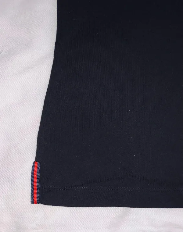 Womens Polo Shirt W/Bow Tie Black - Image 3