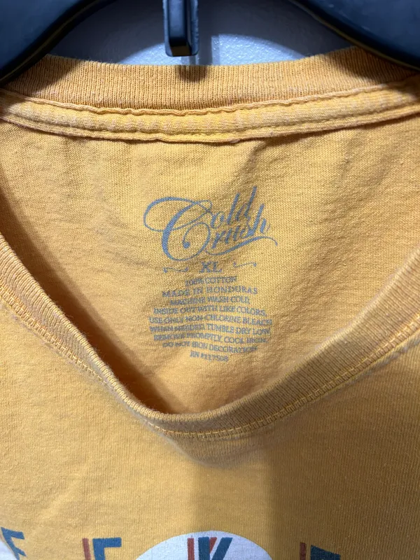 Cold Crush Yellow Cropped T-shirt - Image 3