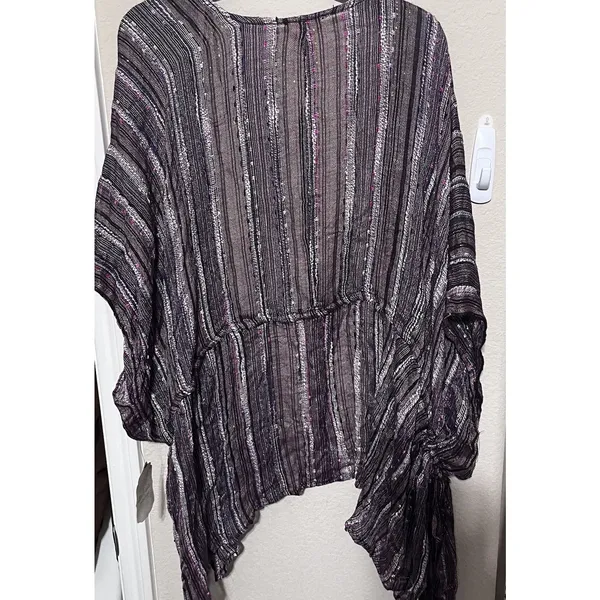 New Altar'd State Purple Multi knit Cardigan Kimono sweater textured sz M NWT - Image 7