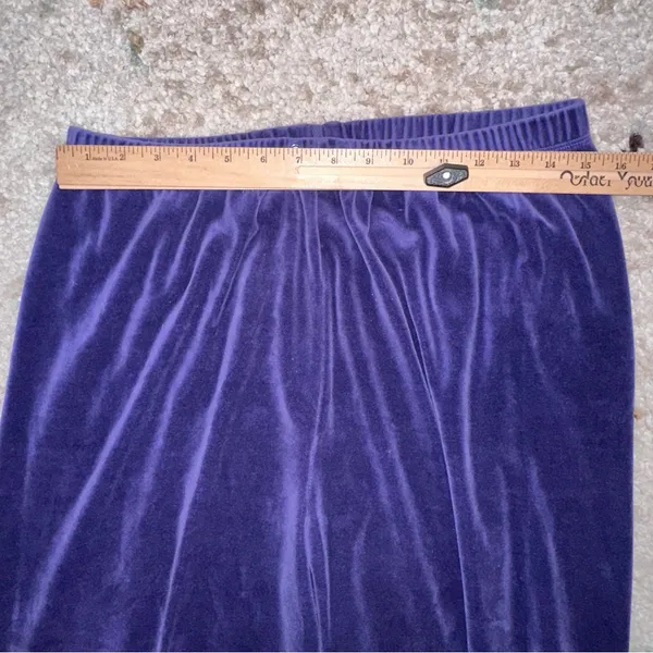 Velvet purple Jumpsuit with Jacket Size L - Image 8
