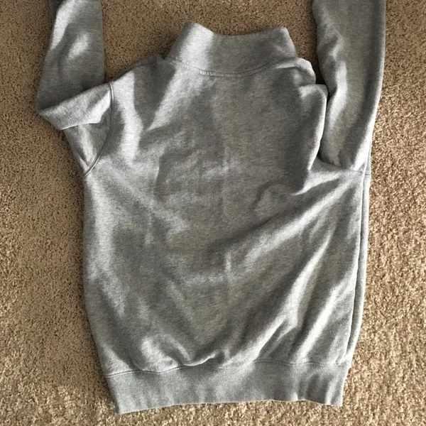 PINK - Victoria's Secret Zip up gray sweater with text - Image 4