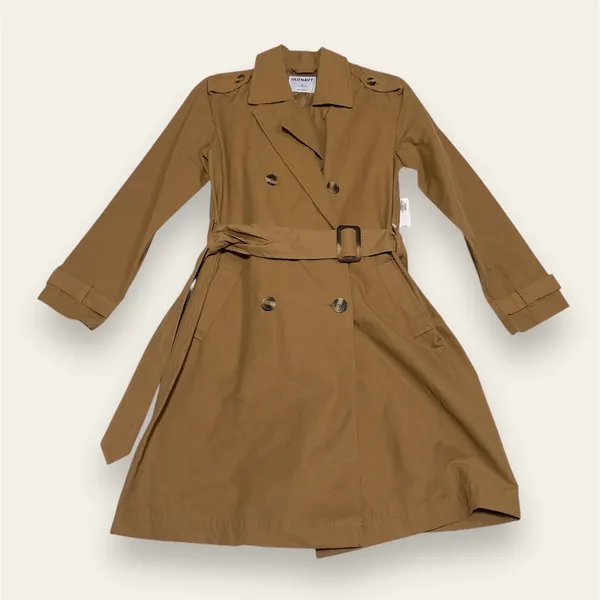 Old Navy NWT Water-Resistant Tie-Belt Trench Coat - Image 3